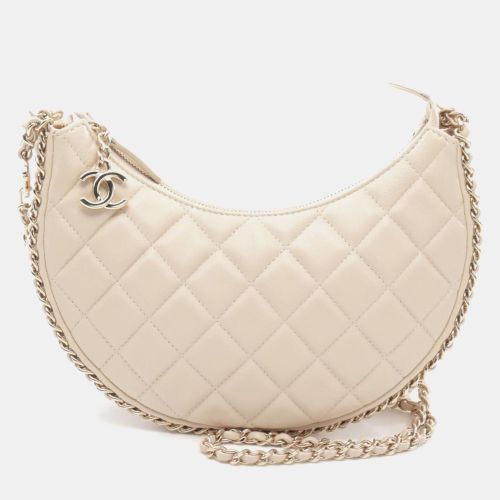 Lambskin Leather Small Hobo Shoulder Bag - Chanel - Modalova