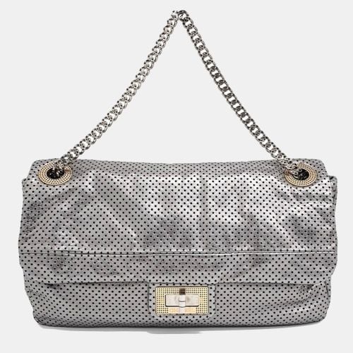 Silver Leather Chain Shoulder Bag - Chanel - Modalova