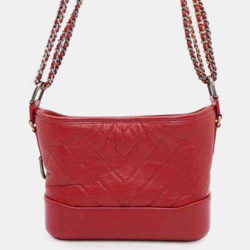 Leather Gabrielle Small Hobo Chain Shoulder Bag - Chanel - Modalova