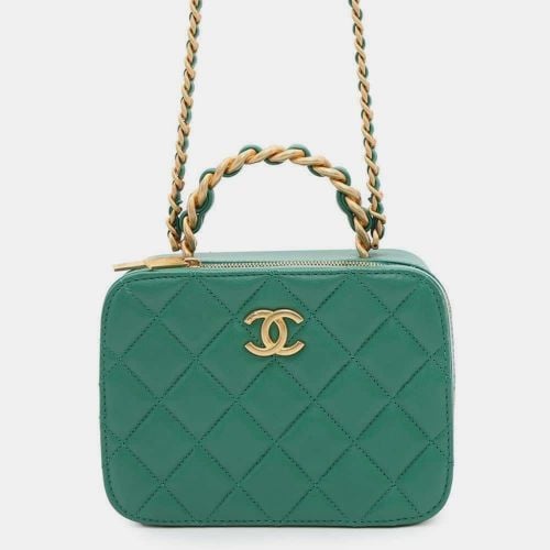 Lambskin Matelasse Vanity Chain Shoulder Bag - Chanel - Modalova