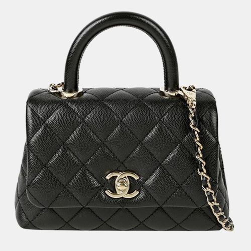 Caviar Coco Handle Mini Top Handle Bag - Chanel - Modalova