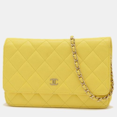 Matelasse Chain Caviar Skin Wallet - Chanel - Modalova