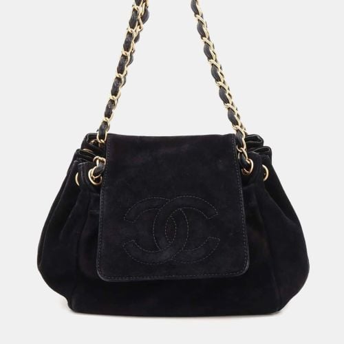 Chain Velour Coco Mark Shoulder Bag - Chanel - Modalova