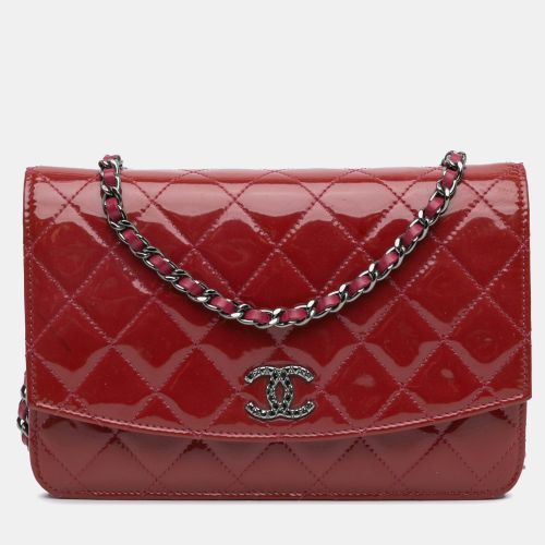 Patent Brilliant Wallet On Chain - Chanel - Modalova