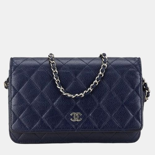 Caviar Leather Wallet on Chain - Chanel - Modalova
