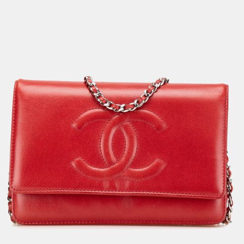 CC Calfskin Wallet On Chain - Chanel - Modalova