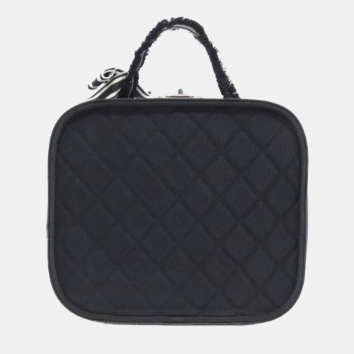 Chanel Black Canvas Vanity Handbag - Chanel - Modalova