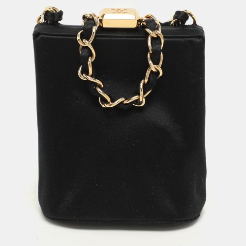 Chanel Black Satin CC Chain Pouch - Chanel - Modalova