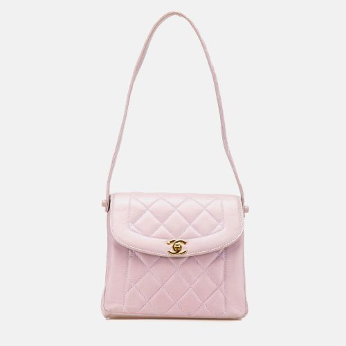 CC Quilted Lambskin Diana Flap Shoulder Bag - Chanel - Modalova