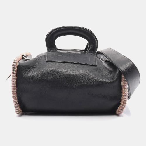 Chanel Black Pink Leather Fabric Tote - Chanel - Modalova