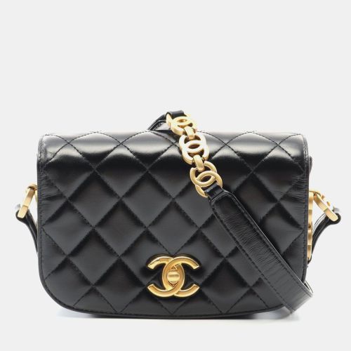 Leather and Suede Chain Shoulder Bag - Chanel - Modalova