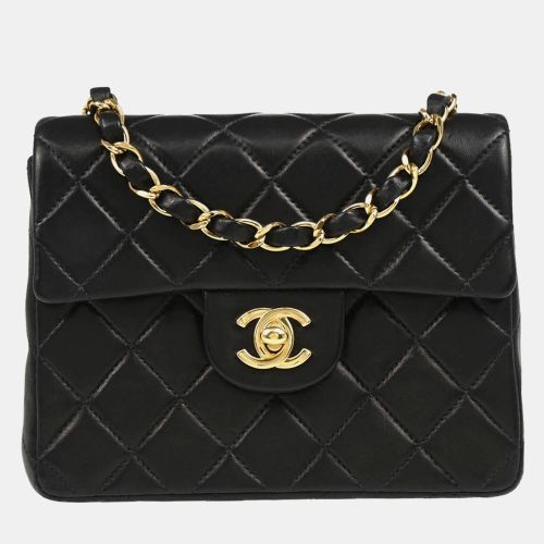 Lambskin Mini Classic Square Flap Shoulder Bag - Chanel - Modalova