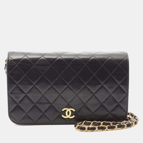Quilted Leather Full Flap Shoulder Bag - Chanel - Modalova