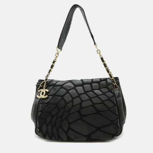 Scales Accordion Leather Flap Bag - Chanel - Modalova