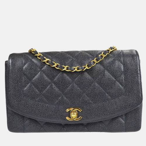 Diana Medium Leather Chain Shoulder Bag - Chanel - Modalova