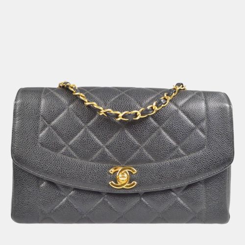 Diana Medium Caviar Leather Chain Shoulder Bag - Chanel - Modalova