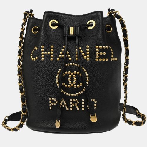 Deauville Caviar Leather Bucket Bag - Chanel - Modalova