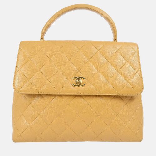 Calfskin Medium Top Handle Bag - Chanel - Modalova
