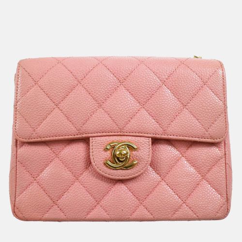 Calfskin Mini Classic Square Flap Bag - Chanel - Modalova