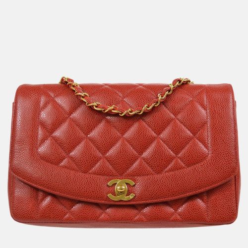 Diana Medium Calfskin Chain Shoulder Bag - Chanel - Modalova