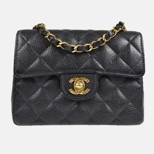 Classic Square Flap Mini Calfskin Bag - Chanel - Modalova