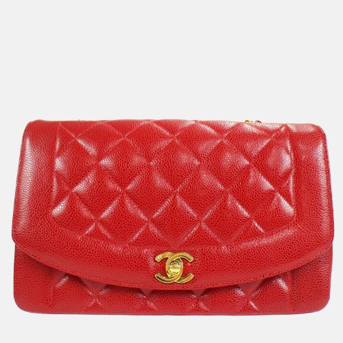 Diana Medium Calfskin Chain Shoulder Bag - Chanel - Modalova