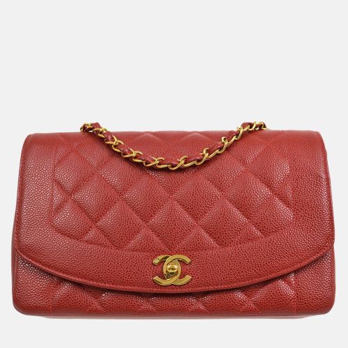 Diana Medium Calfskin Chain Shoulder Bag - Chanel - Modalova
