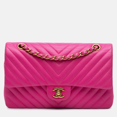 Medium Classic Chevron Lambskin Double Flap - Chanel - Modalova