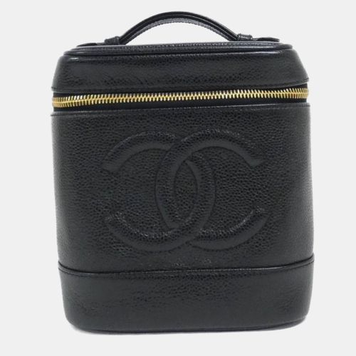 CC Timeless Caviar Leather Vanity Case - Chanel - Modalova