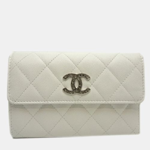 Caviar Skin Long Tri-Fold Wallet - Chanel - Modalova