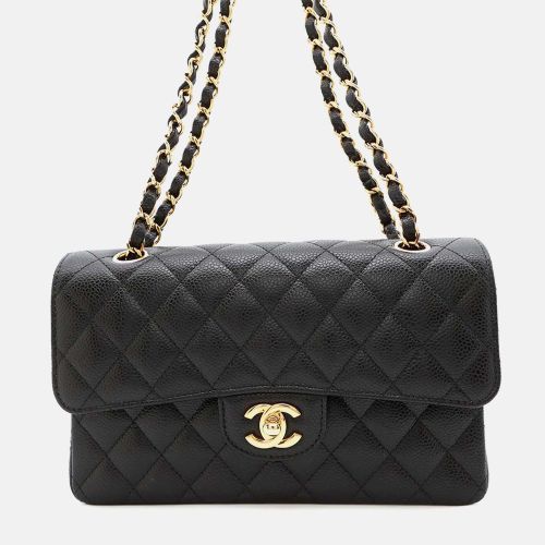 Classic Double Flap Small Caviar Leather Chain Shoulder Bag - Chanel - Modalova
