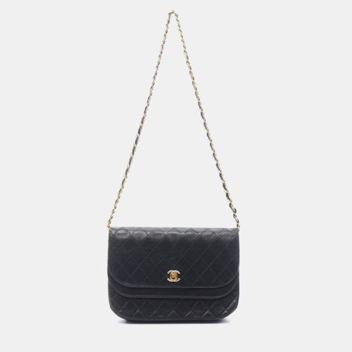 Matelasse W Flap Chain Shoulder Bag Lambskin Ghw - Chanel - Modalova