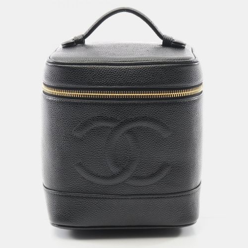 Vertical Vanity Leather Top Handle Bag - Chanel - Modalova