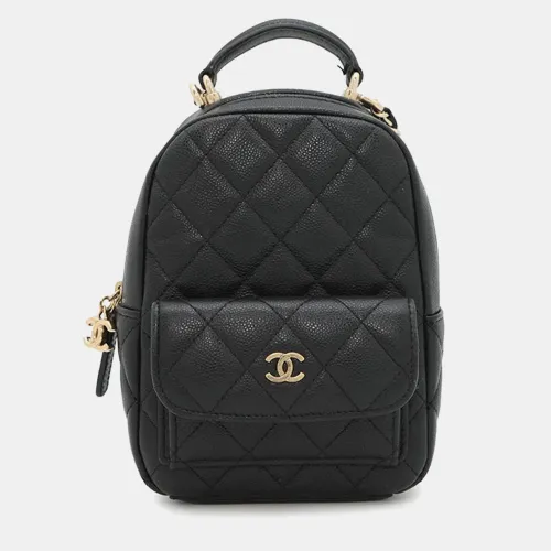 Chanel Matelasse Timeless Classics Mini Backpack Blackap3753 Caviar Leather - Chanel - Modalova