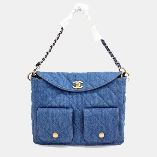 Chanel Blue Denim Hobo Bag - Chanel - Modalova