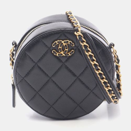 Round Mini Lambskin Shoulder Bag - Chanel - Modalova
