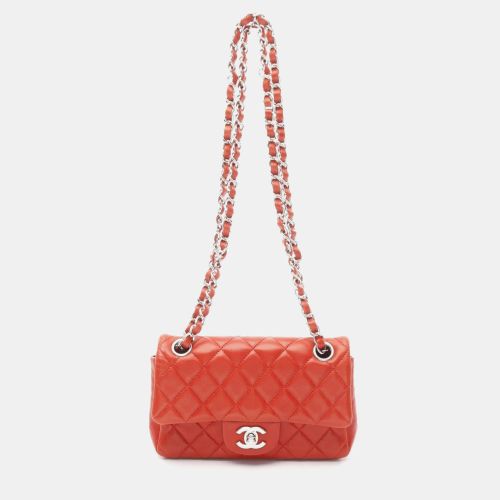 Chanel Red Lambskin Shoulder Bag - Chanel - Modalova