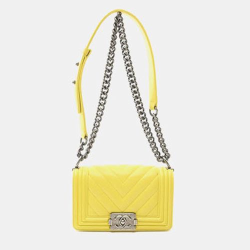 Boy Small Chevron Lambskin Shoulder Bag - Chanel - Modalova