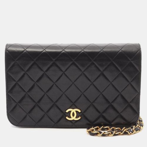 Matelasse Lambskin Single Flap Shoulder Bag - Chanel - Modalova