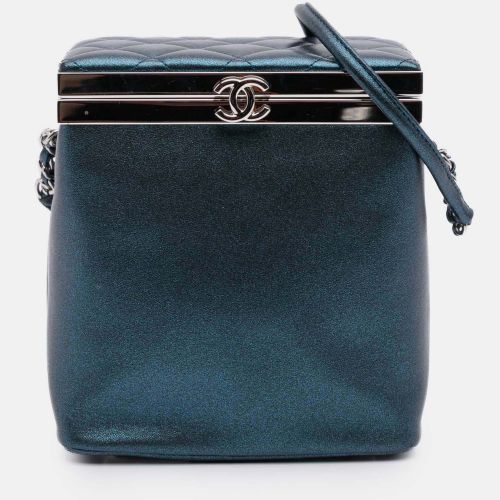 CC Metallic Calfskin Vanity Case - Chanel - Modalova