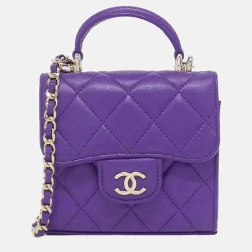 CC Leather Top Handle Shoulder Bag - Chanel - Modalova