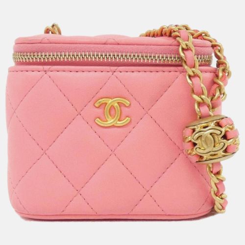 Pearl Crush Leather Vanity Shoulder Bag - Chanel - Modalova