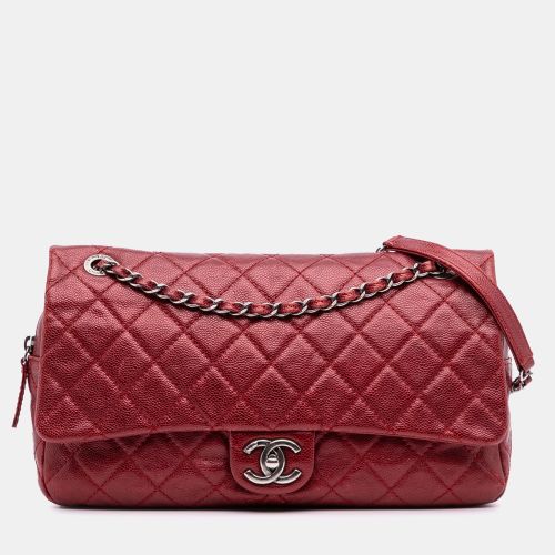 Medium Quilted Caviar Easy Flap - Chanel - Modalova