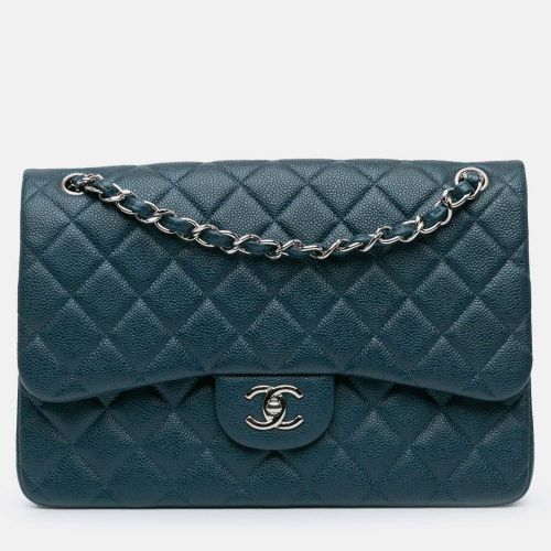 Classic Double Flap Jumbo Caviar Shoulder Bag - Chanel - Modalova