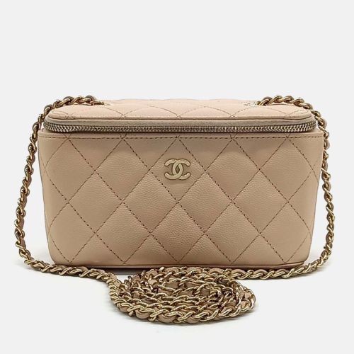 Leather Caviar Small Vanity Crossbody Bag - Chanel - Modalova