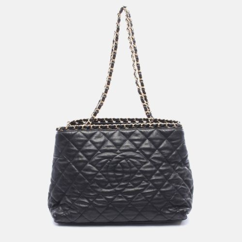 CC Coco Matelasse Leather Chain Shoulder Tote GHW - Chanel - Modalova