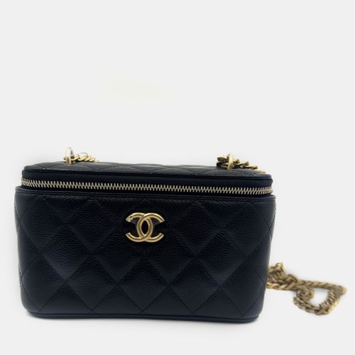 Vanity Heart Chain Caviar Leather Bag - Chanel - Modalova