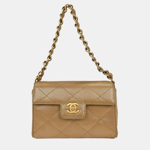 Chanel Beige Calfskin Handbag - Chanel - Modalova