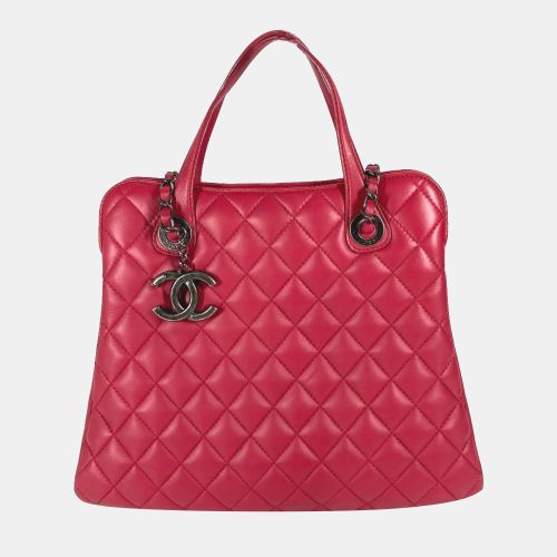 Handbag Shoulder Bag Cc Coco Mark Matelasse Quilted 2-Way Chain Tote Lambskin - Chanel - Modalova