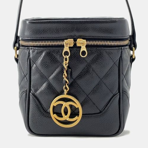 Matelasse Caviar Leather Chain Vanity Bag - Chanel - Modalova